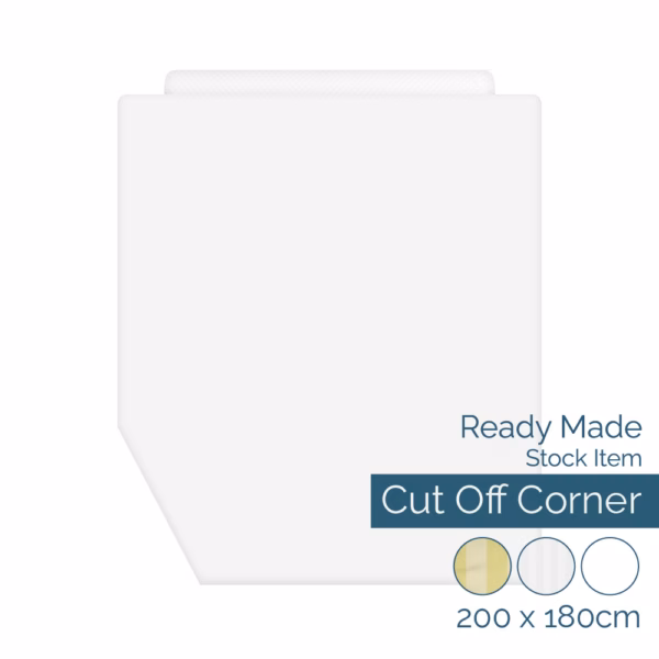 Cut Off Corner Duvet Cover - 100% Cotton