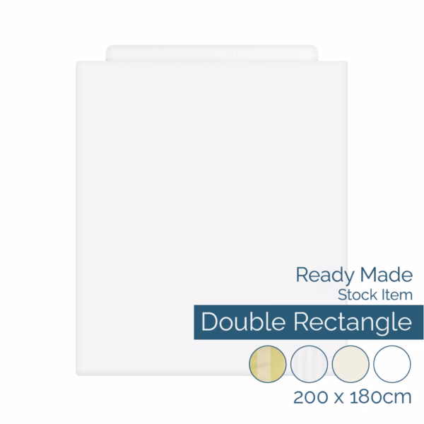 Double Narrow Rectangle Duvet Cover - 100% Cotton