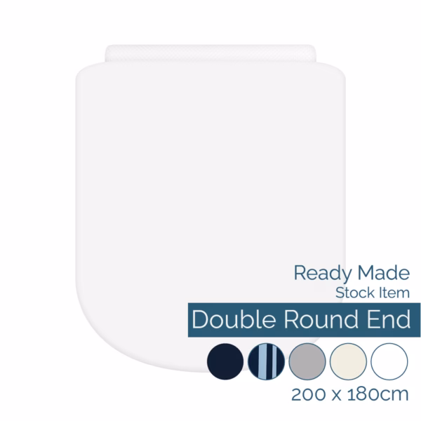 Double Round End Duvet Cover - EasyCare