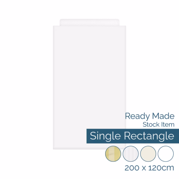Single Narrow Rectangle Duvet Cover - 100% Cotton