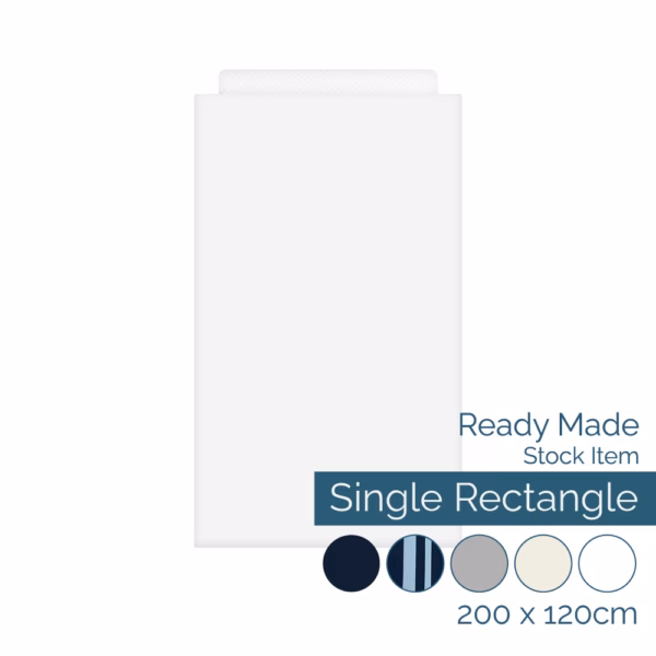 Single Narrow Rectangle Duvet Cover - EasyCare