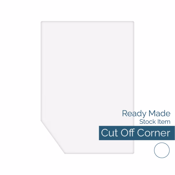 Cut Off Corner Fitted Sheet