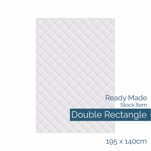 Double Narrow Rectangle Mattress Protector