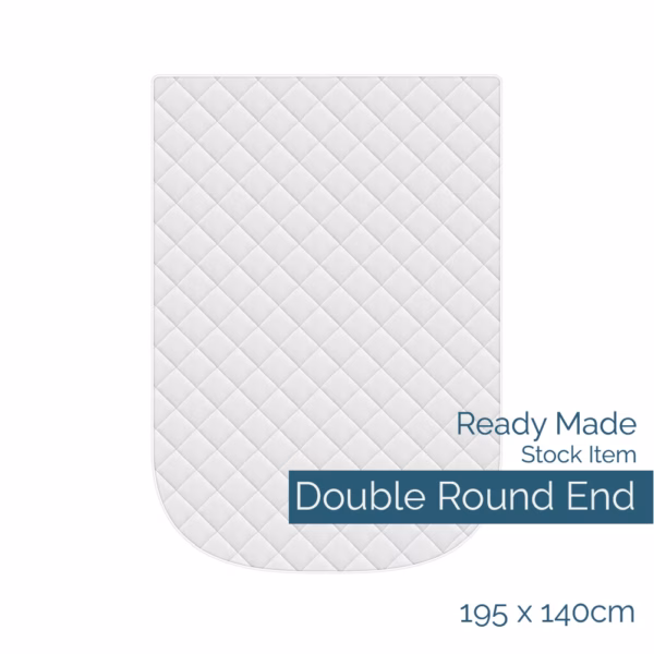 Double Round End Mattress Protector