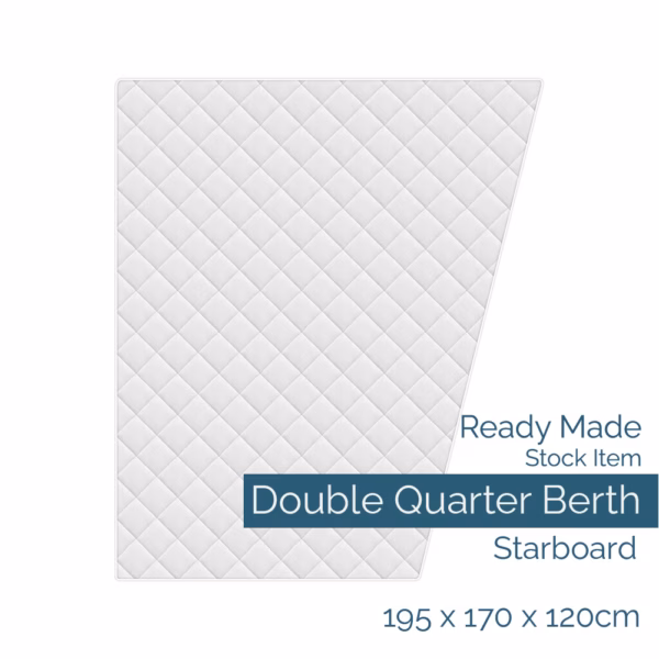 Double Quarter Berth Mattress Protector - Starboard