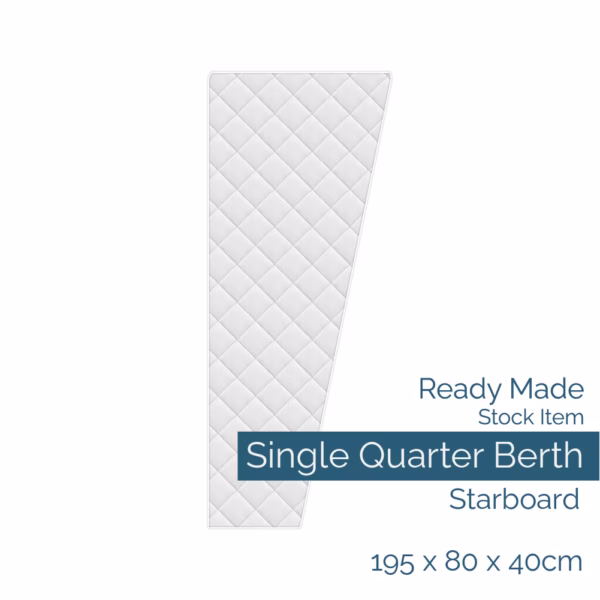 Single Quarter Berth Mattress Protector - Starboard