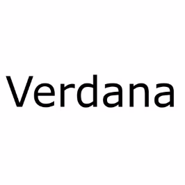 verdana